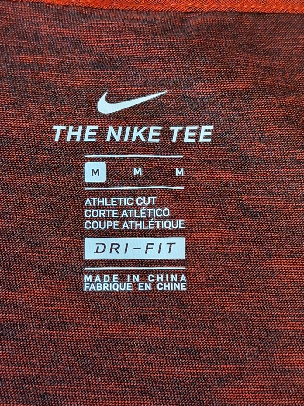 The Nike Tee Dri - Fit Women's Georgia Long-Sleeve Tee in Red - Picture 7 of 10